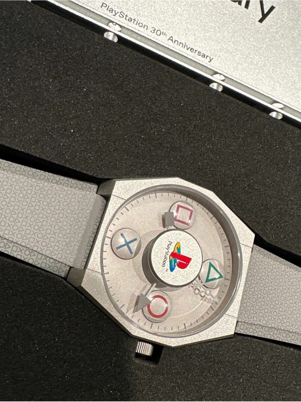 Acorn PlayStation 30th Anniversary Watch Set - Gray, Red, Blue, Yellow, Black - Picture 5 of 5